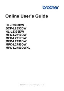 Brother DCP L2550 manual. Camera Instructions.